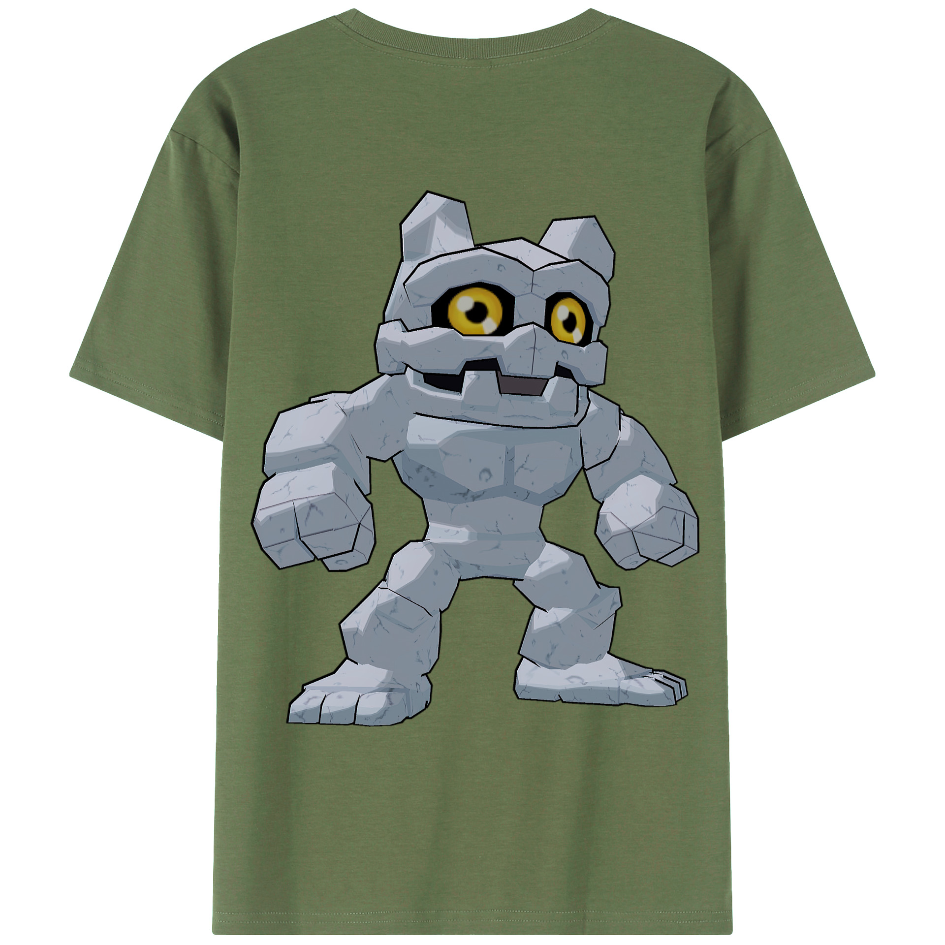 （画像用） Digimon デジタルモンスター/デジモン 綿100％ メンズ半袖Tシャツ（バックプリント） 通気性